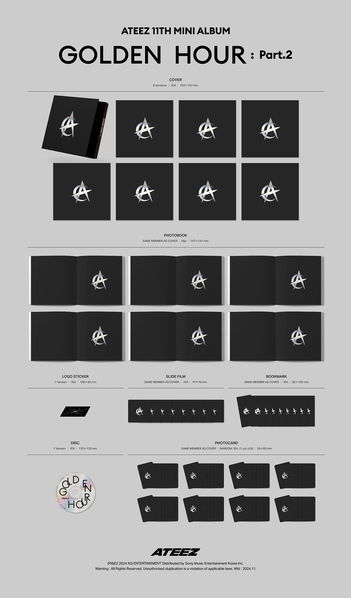 Ateez: Golden Hour: Part 2 (Digipack Version With Withmuu Benefit)-2000000784014-3
