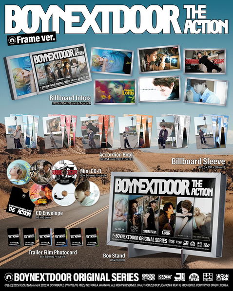 Boynextdoor: The Action (Frame Version, SET With KTOWN4YOU Benefit)--3