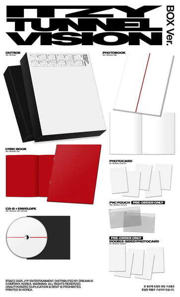 Itzy: Tunnel Vision (BOX Version With JYP Fans Shop Benefit)--2