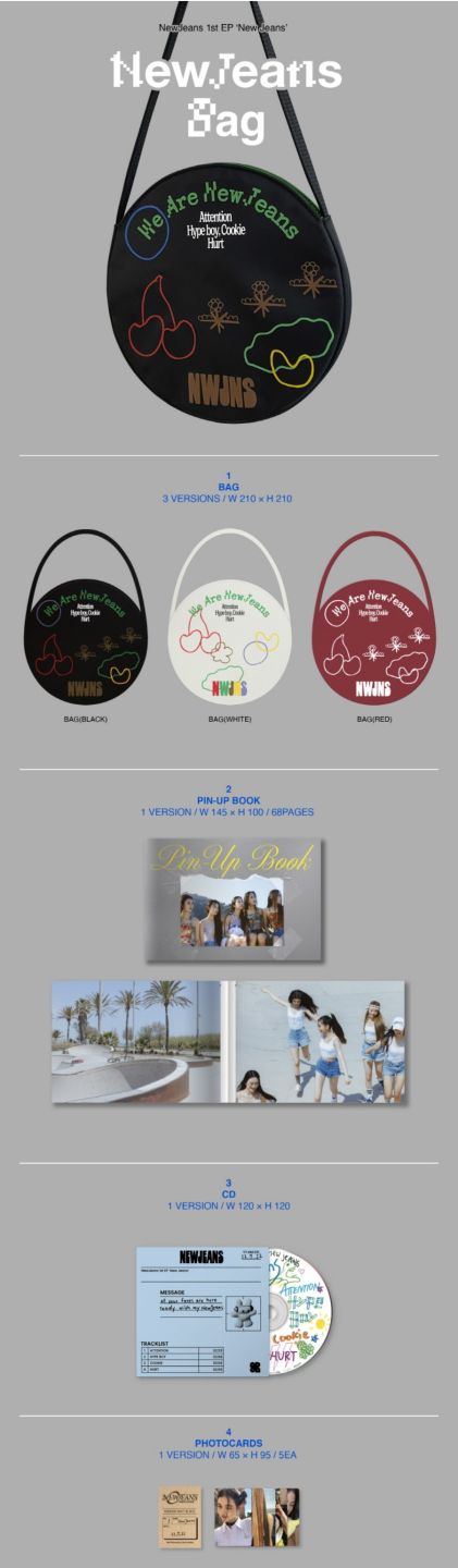 NewJeans: New Jeans (Limited Edition, Bag Version, White