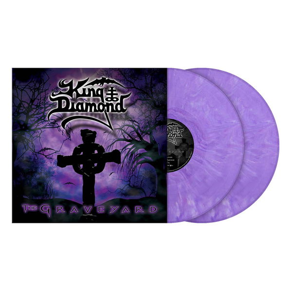 King Diamond: Graveyard (Limited Coloured Purple, Red & White Marbled Vinyl)-039841612110