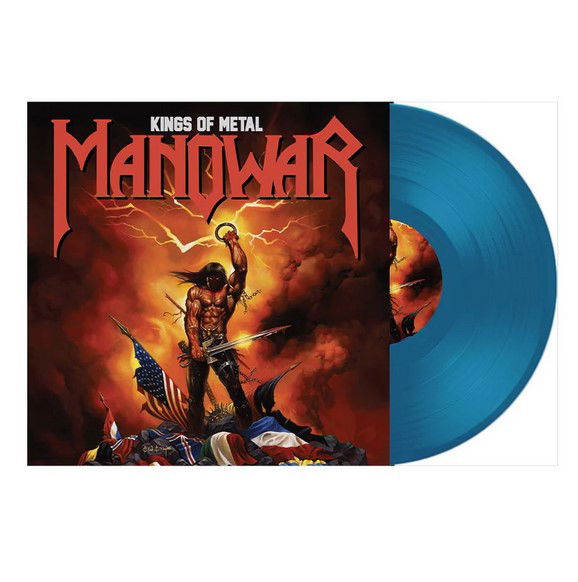 Manowar: Kings Of Metal (Limited Coloured Transparent Blue Vinyl)-3760053847867