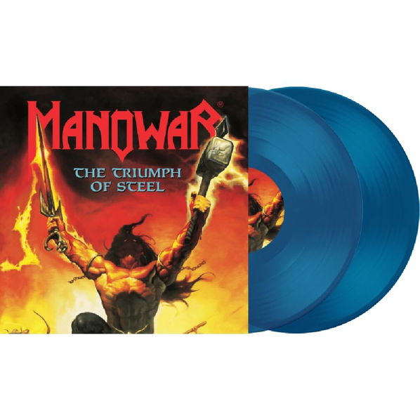 Manowar: Triumph Of Steel (Limited Coloured Transparent Blue Vinyl)-3760053847874