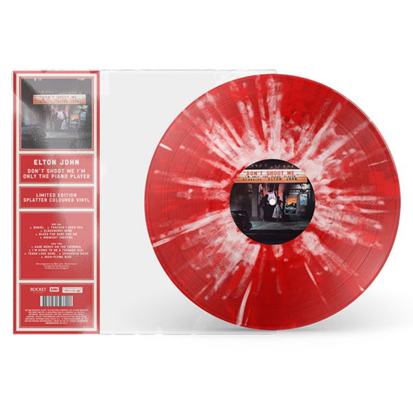 John Elton: Don't Shoot Me,I'm Only The...  (Limited Coloured Red Splatter Vinyl)-602465793789