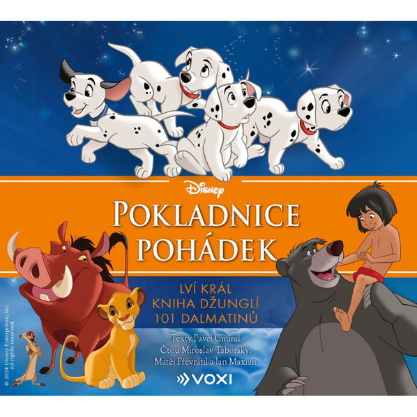 Disney - Lví král, Kniha džunglí, 101 dalmatinů (Cmíral Pavel - Táborský Miroslav, Maxián Jan)-8594050437043