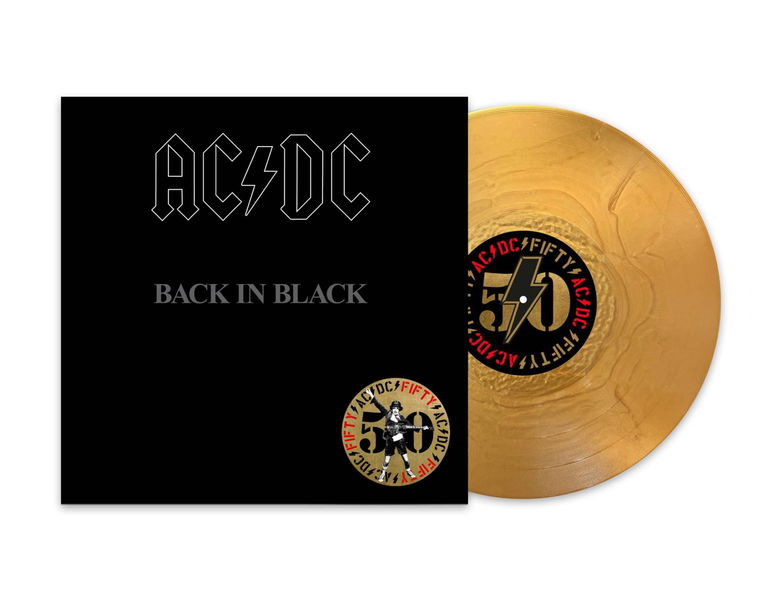 AC/DC: Back In Black (Limited Coloured Gold Metallic Vinyl)-196588345418