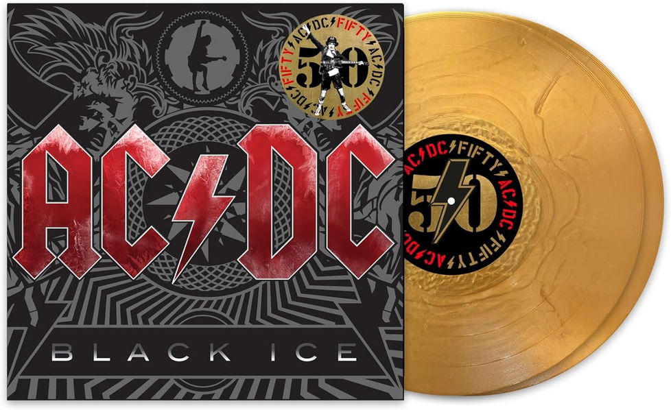 AC/DC: Black Ice (50th Anniversary Coloured Gold Vinyl)-196588734311