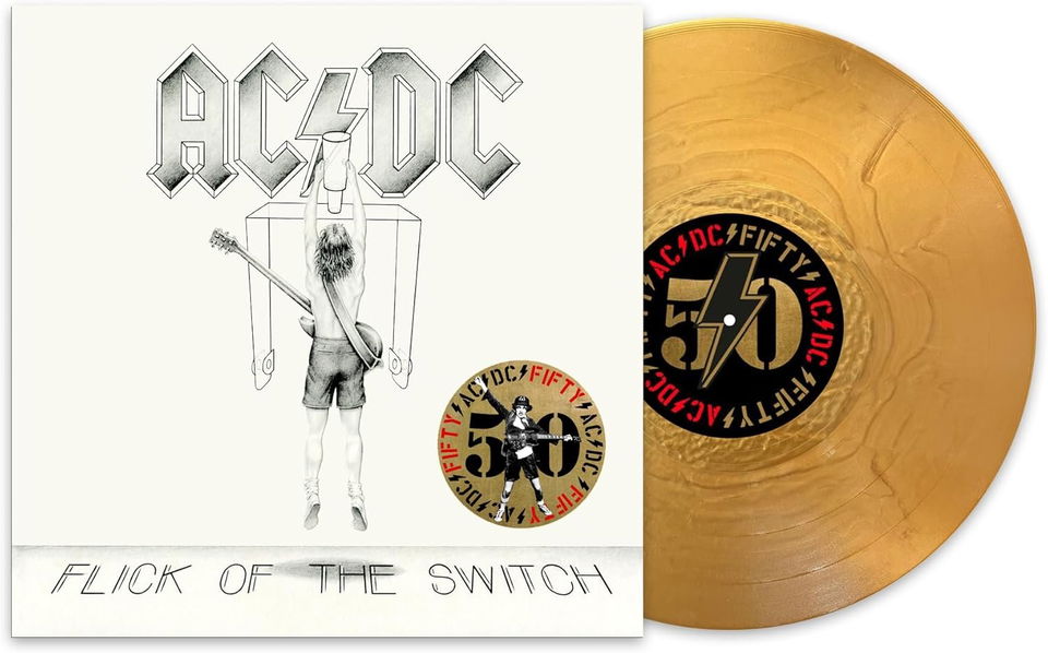 AC/DC: Flick of the Switch (50th Anniversary Coloured Gold Vinyl)-196588734014