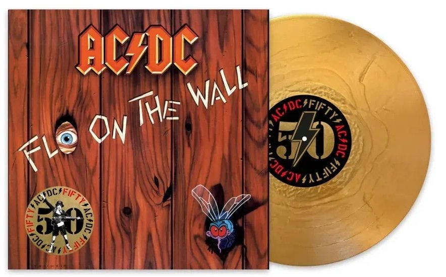 AC/DC: Fly On The Wall (50th Anniversary Coloured Gold Vinyl)-196588734113