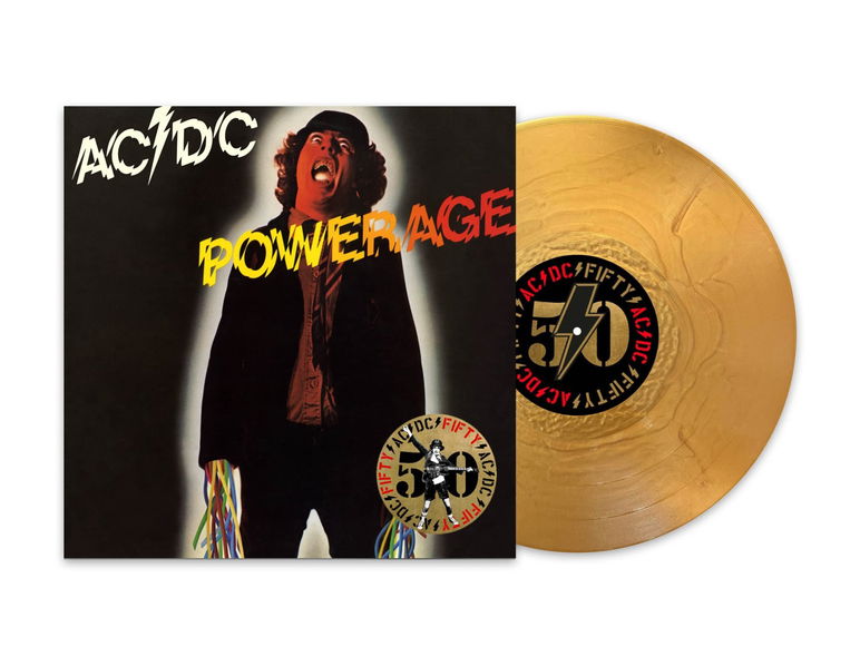 AC/DC: Powerage (Limited Coloured Gold Metallic Vinyl)-196588346019