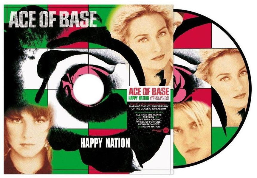 Ace Of Base: Happy Nation (30th Anniversary Limited Picture Disc Vinyl Edition)-5014797910256