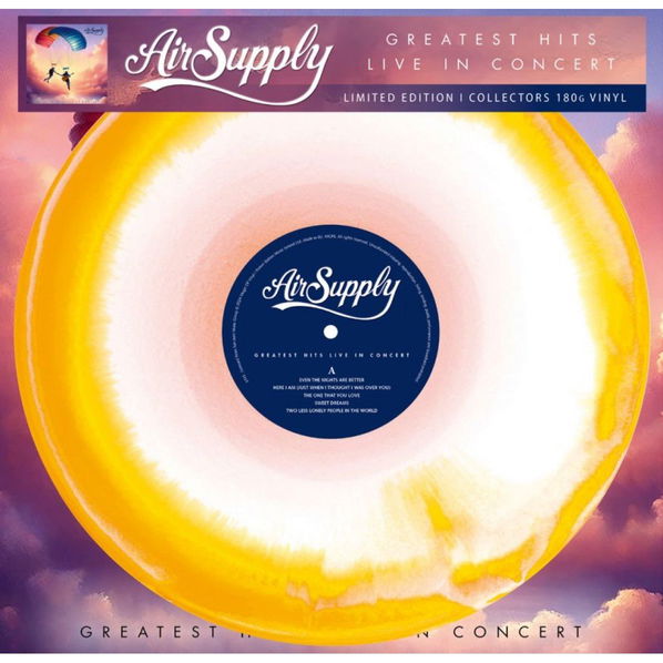 Air Supply: Greatest hits (Limited Coloured Vinyl)-4260494437430