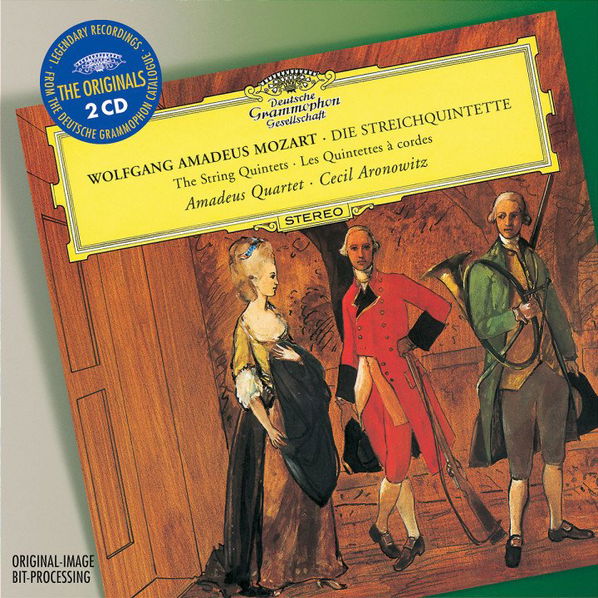 Amadeus Quartet, Cecil Aronowitz: Wolfgang Amadeus Mozart: String Quintets-28947753469