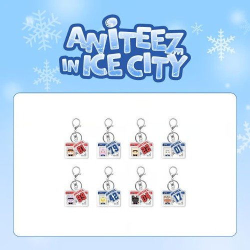 Ateez: Aniteez In Ice City: Hockey Player Card Acrylic Keyring-