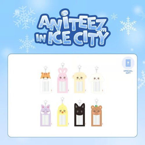 Ateez: Aniteez In Ice City: Plush Photocard Holder Keyring-8800264020149