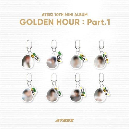 Ateez: Golden Hour: Acrylic Keyring-