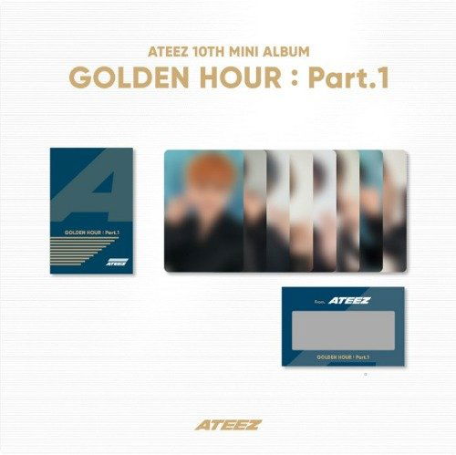 Ateez: Golden Hour: Photo & Scratch Card A SET-