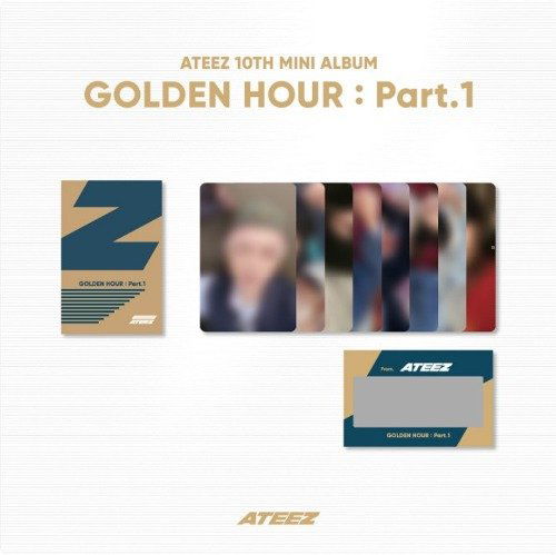 Ateez: Golden Hour: Photo & Scratch Card Z SET-