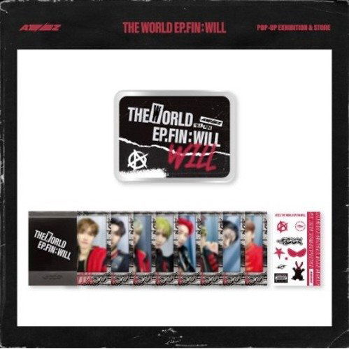 Ateez: The World Ep.Fin: Will: Tin Case Instant Photo Set-8809932179745