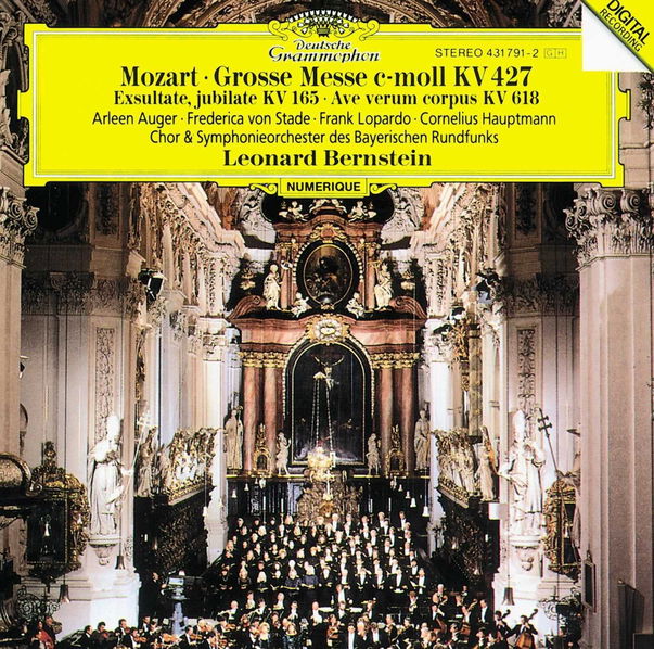 Auger, Bernstein, Brso: Mozart: Great Mass In C Moll KV 427-28943179126