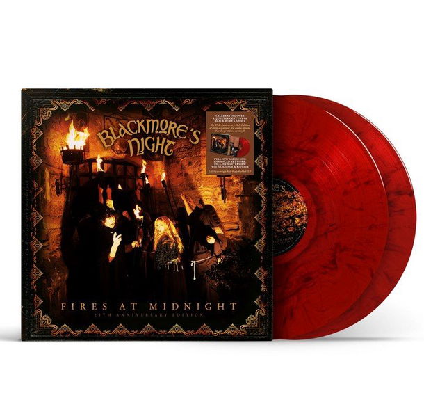 Blackmore's Night: Fires At Midnight (25th Anniversary New Mix, Limited Coloured Red & Black Vinyl)-4029759195405