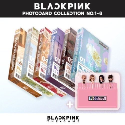 Blackpink: The Game Photocard Collection No. 1-6 (SET + Concert Poca Stand)-