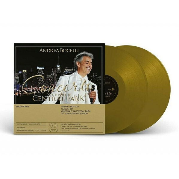 Bocelli Andrea: Concerto: One Night in Central Park (10th Anniversary Edition, Coloured Vinyl)-602547193650