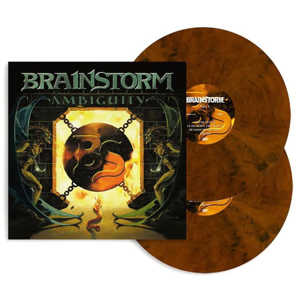 Brainstorm: Ambiguity (Coloured Orange & Black Marbled Vinyl)-4251981702995