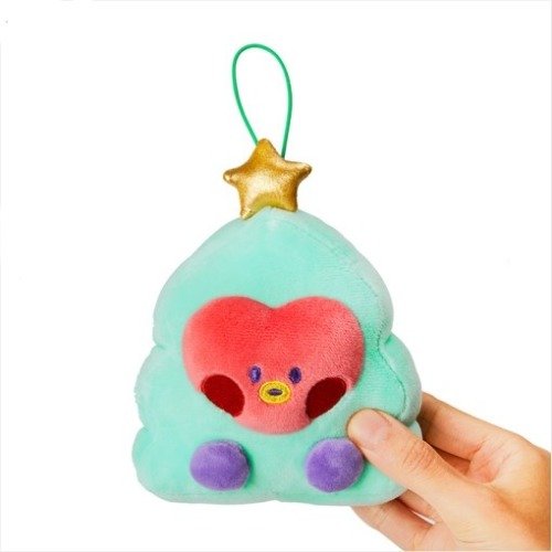 BT21 Baby: Holiday Mini Ornament Doll: Tata-8809759898034