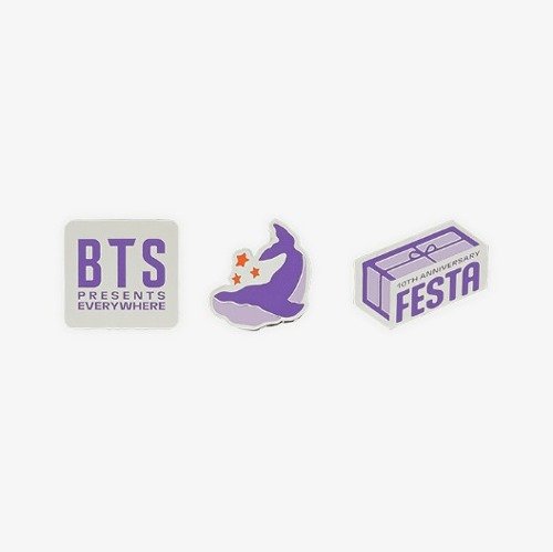 BTS: 10th Anniversary Festa: Magnet SET-8809929935415