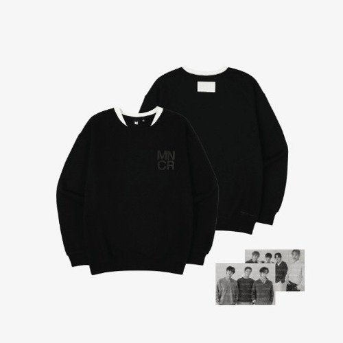 BTS: Monochrome: Crewneck Shirt Black-