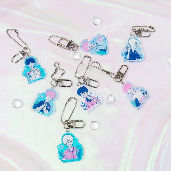 BTS World: Boy Of Summer Acrylic Key Ring-8809704651813