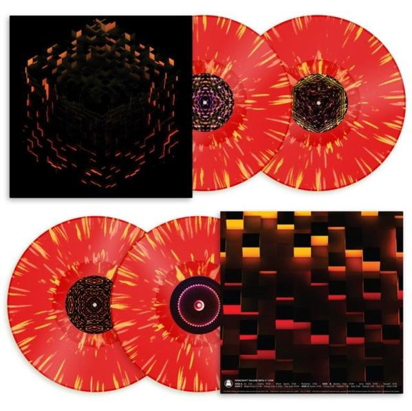 C418: Minecraft: Volume Beta (Red, Orange & Yellow Fire Splatter)-804297836003