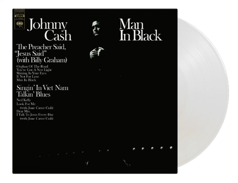 Cash Johnny: Man In Black (Limited Transparent Vinyl)-8719262028654