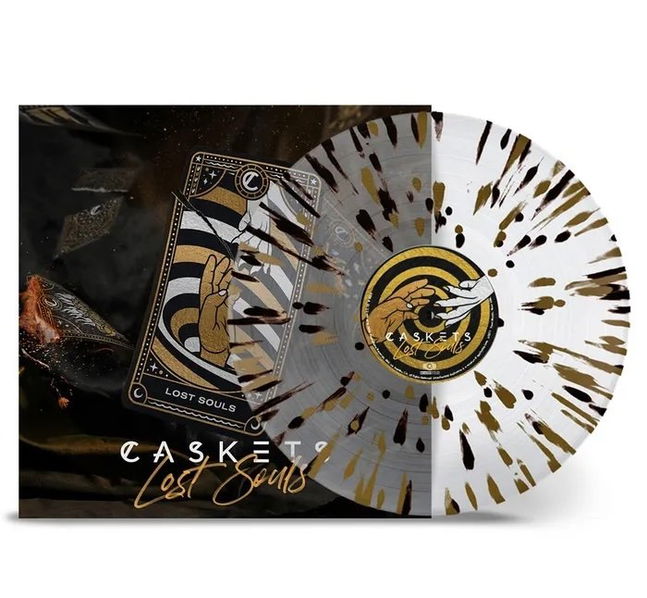 Caskets: Lost Souls (Coloured Clear With Gold & Black Splatter Vinyl)-4065629602758