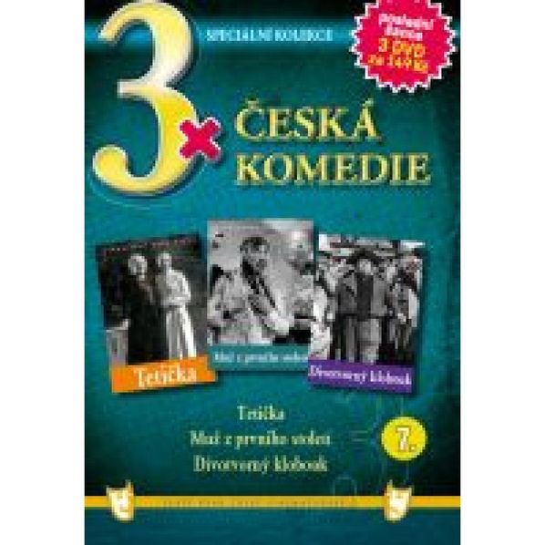 Česká komedie 7 (Tetička, Muž z prvního století, Divotvorný klobouk)-8595052209164