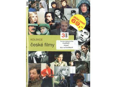 České filmy ( Jen ho nechte,ať se bojí, Knoflíkáři, Cesta peklem)-