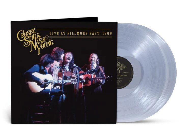 Crosby, Stills, Nash & Young: Live At Fillmore East 1969 (Limited Clear Vinyl)-81227883218