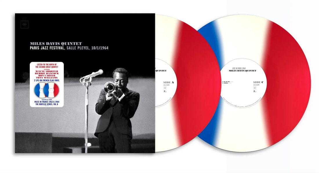 Davis Miles: Paris Jazz Festival, Salle Playel 10/1/1964 (Coloured Blue, White & Red Vinyl)-198028113410