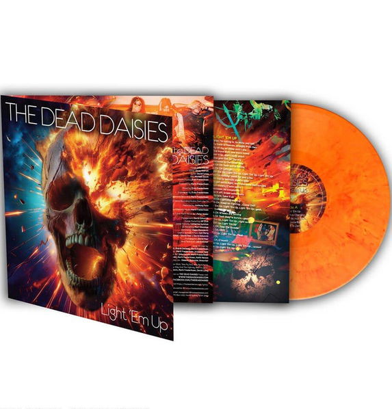 Dead Daisies: Light 'Em Up (Limited Coloured Orange & Red Marbled Vinyl)-886922441318