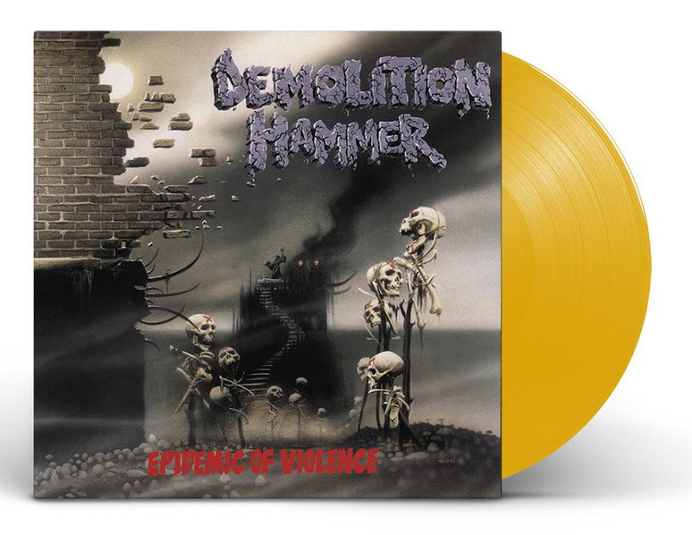 Demolition Hammer: Epidemic Of Violence (Limited Coloured Transparent Yellow Vinyl Edition Re-Issue 2023)-196588090219