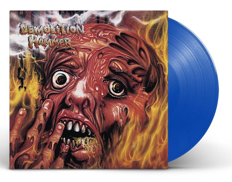 Demolition Hammer: Tortured Existence (Limited Coloured Transparent Blue Vinyl Edition Re-Issue 2023)-196588090011