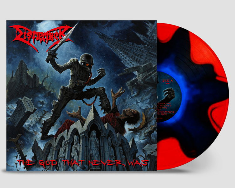 Dismember: God That Never Was (Coloured Blue In Red Split Vinyl, Reedice 2023)-4065629686215