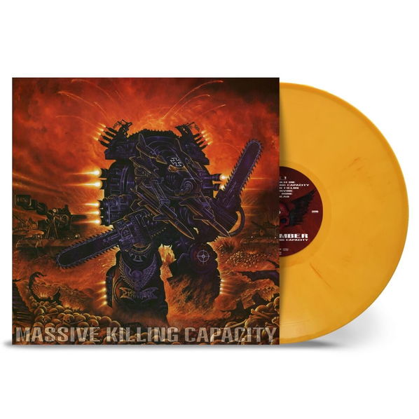 Dismember: Massive Killing Capacity (Limited Coloured Yellow & Orange Marbled Vinyl, Reedice 2023)-4065629668617