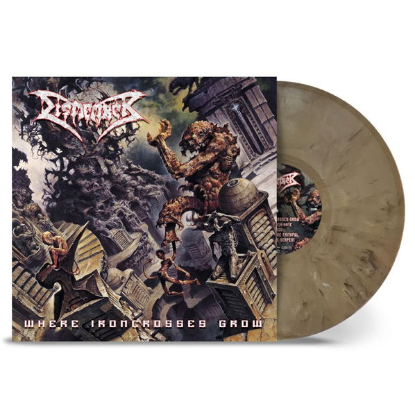 Dismember: Where Ironcrosses Grow (Coloured Sand Marble Vinyl, Reedice 2023)-4065629686116