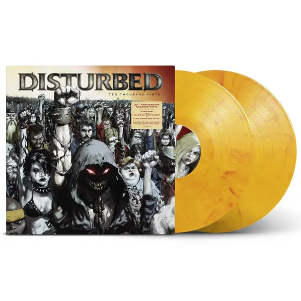 Disturbed: Ten Thousand Fists (Coloured Yellow Vinyl)-93624830801