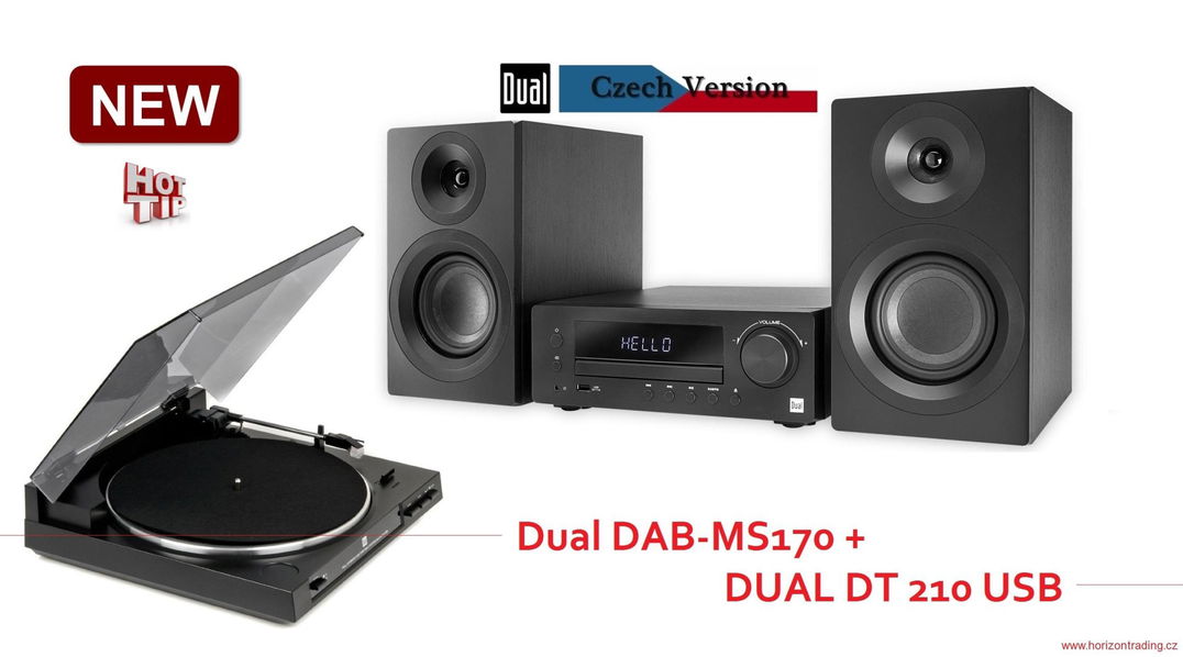 DUAL DAB-MS170 + DUAL DT 210 USB-