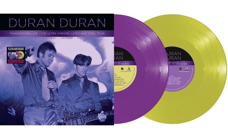 Duran Duran: Ultra Chrome, Latex & Steel Tour (Limited Coloured Yellow & Purple Vinyl Edition)-819514012580