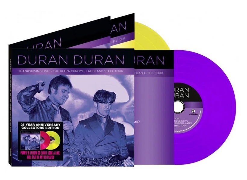 Duran Duran: Ultra Chrome, Latex & Steel Tour (Limited Yellow & Purple Double CD Edition)-819514012245