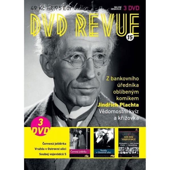 DVD Revue 15 (Červená ještěrka, Vražda v Ostrovní ulici, Souboj vojevůdců 5)-8595052211679